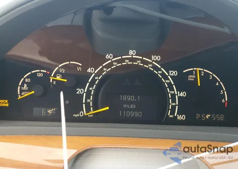 2000 Mercedes-Benz S 430 из США, поврежденный, VIN WDBNG70J1YA128741